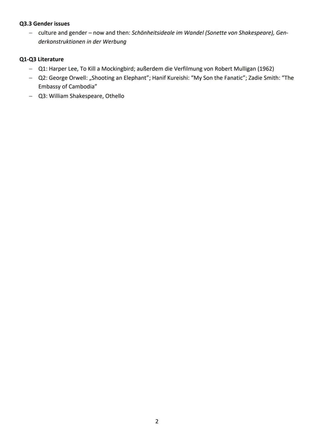 Themenfelder:
Q1.1 The USA - the formation of a nation
development and principles of American democracy and the Constitution
landmarks of Am