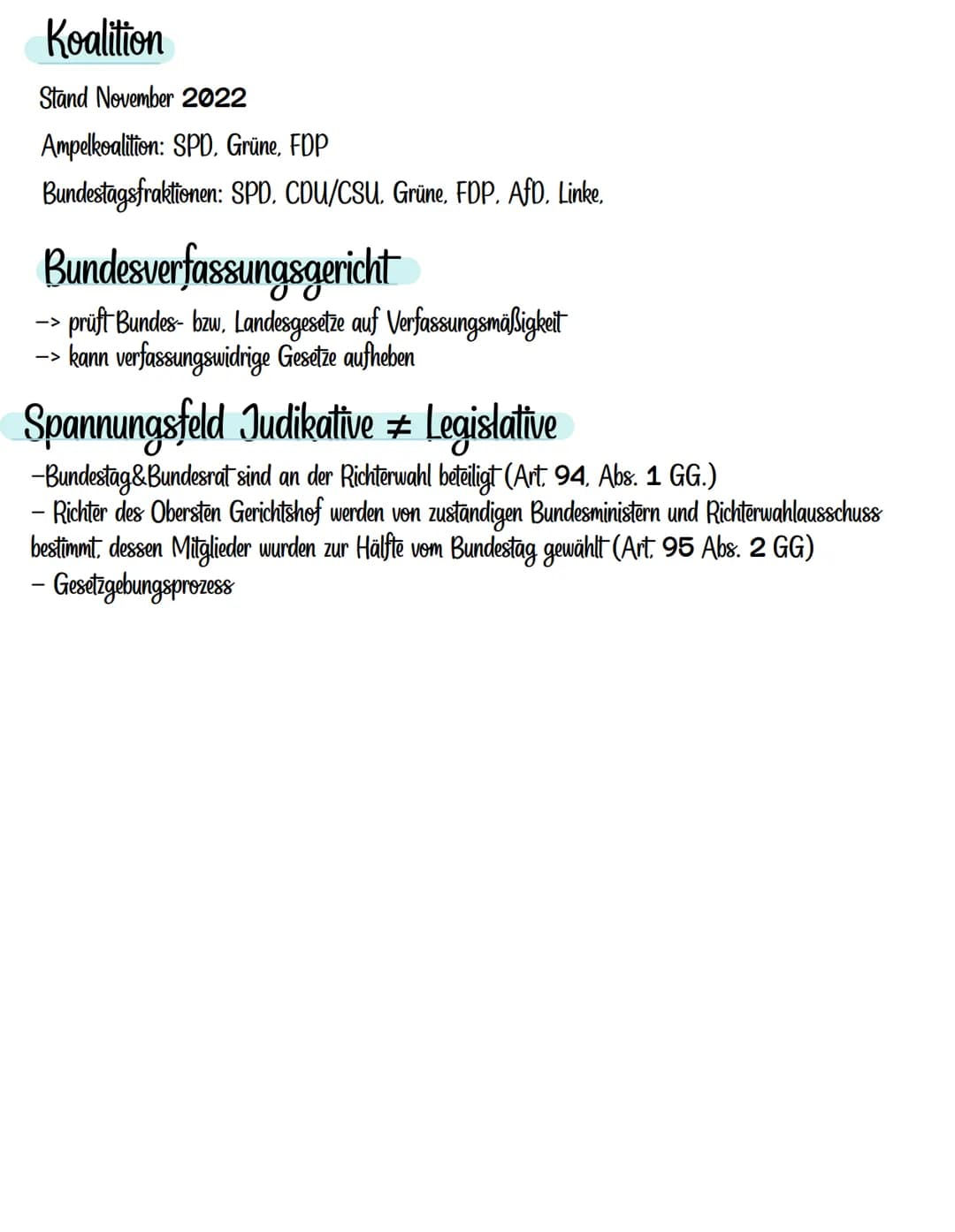 Powi
-Gewaltenteilung
-Bundestag
-Bundesrat
-Bundeskanzler
-Grundgesetzänderung 3+20
-Bundesverfassungsgericht
-Spannungsfeld Legislative#Ju