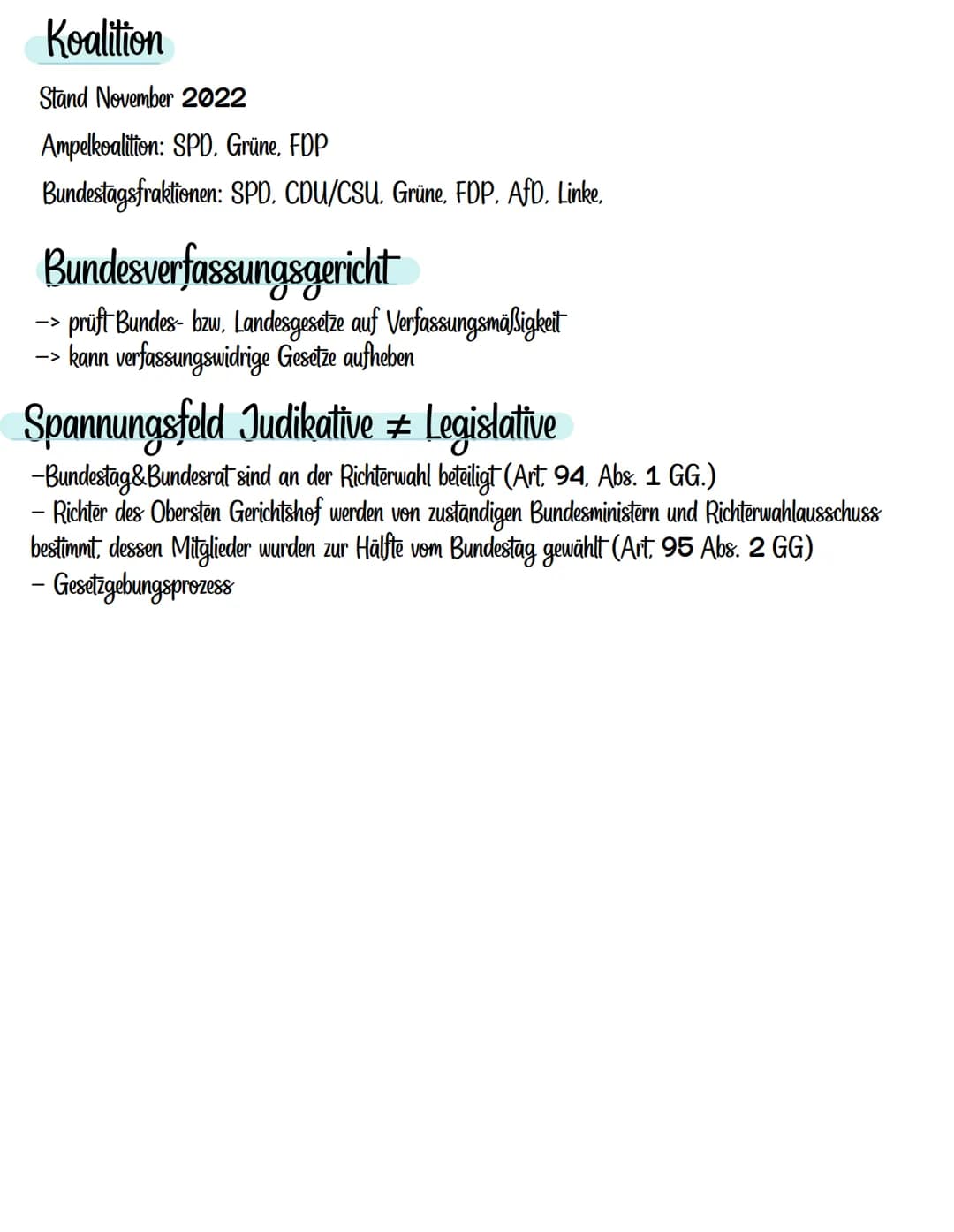 Powi
-Gewaltenteilung
-Bundestag
-Bundesrat
-Bundeskanzler
-Grundgesetzänderung 3+20
-Bundesverfassungsgericht
-Spannungsfeld Legislative#Ju