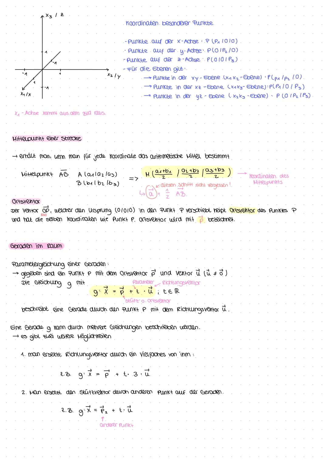 Vektoren:
Analytische Geometrie oder vektorrechnung
Definition:
1) Jedes geordnete Paar (PIQ) zweier Punkte P und Q beschreibt einen Pfeil P