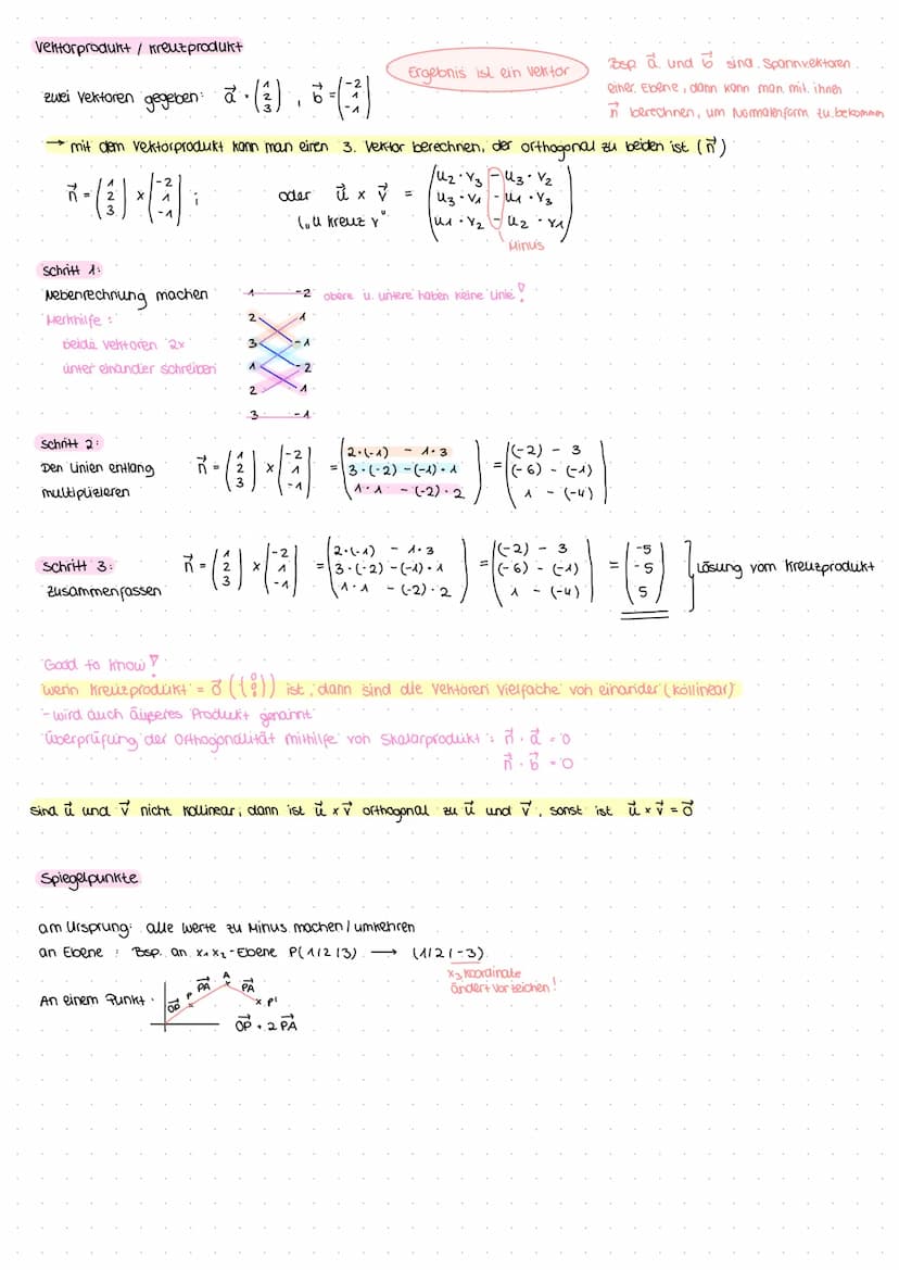 Vektoren:
Analytische Geometrie oder vektorrechnung
Definition:
1) Jedes geordnete Paar (PIQ) zweier Punkte P und Q beschreibt einen Pfeil P