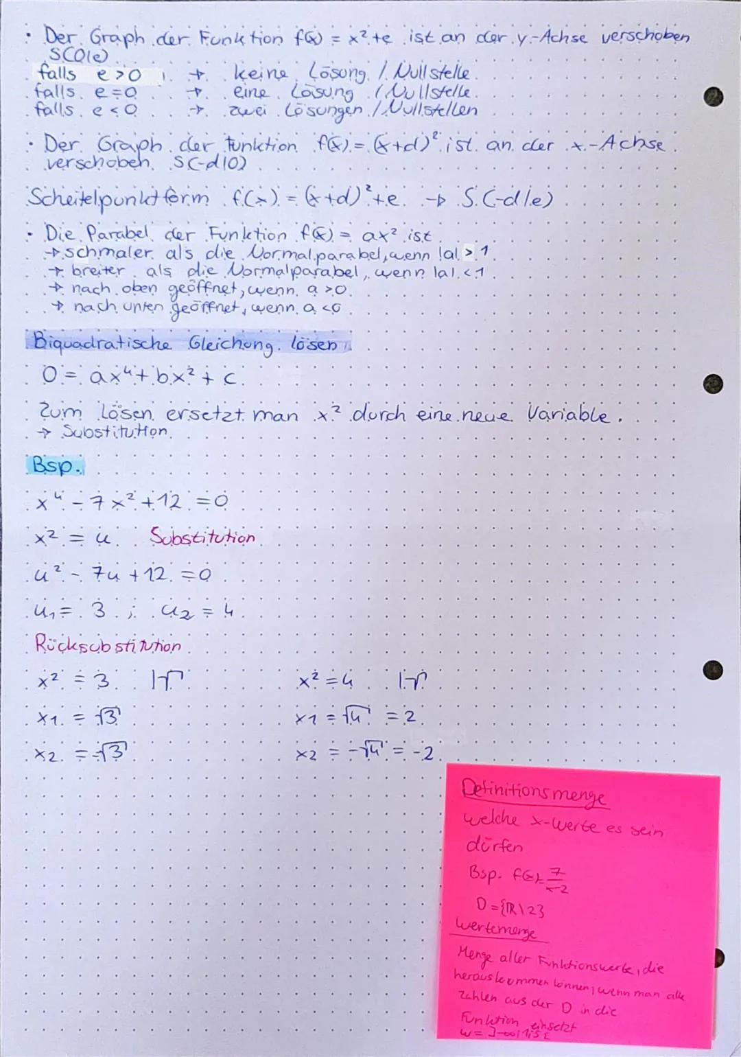Kurven diskussion
1. Symmetrie
- zur y-Achse
f(x) = f(x)
: zum Ursprung f(x) = -f(x)
2. Schnitt punkte mit den Achsen
- X-Achse f(xo) = .0..