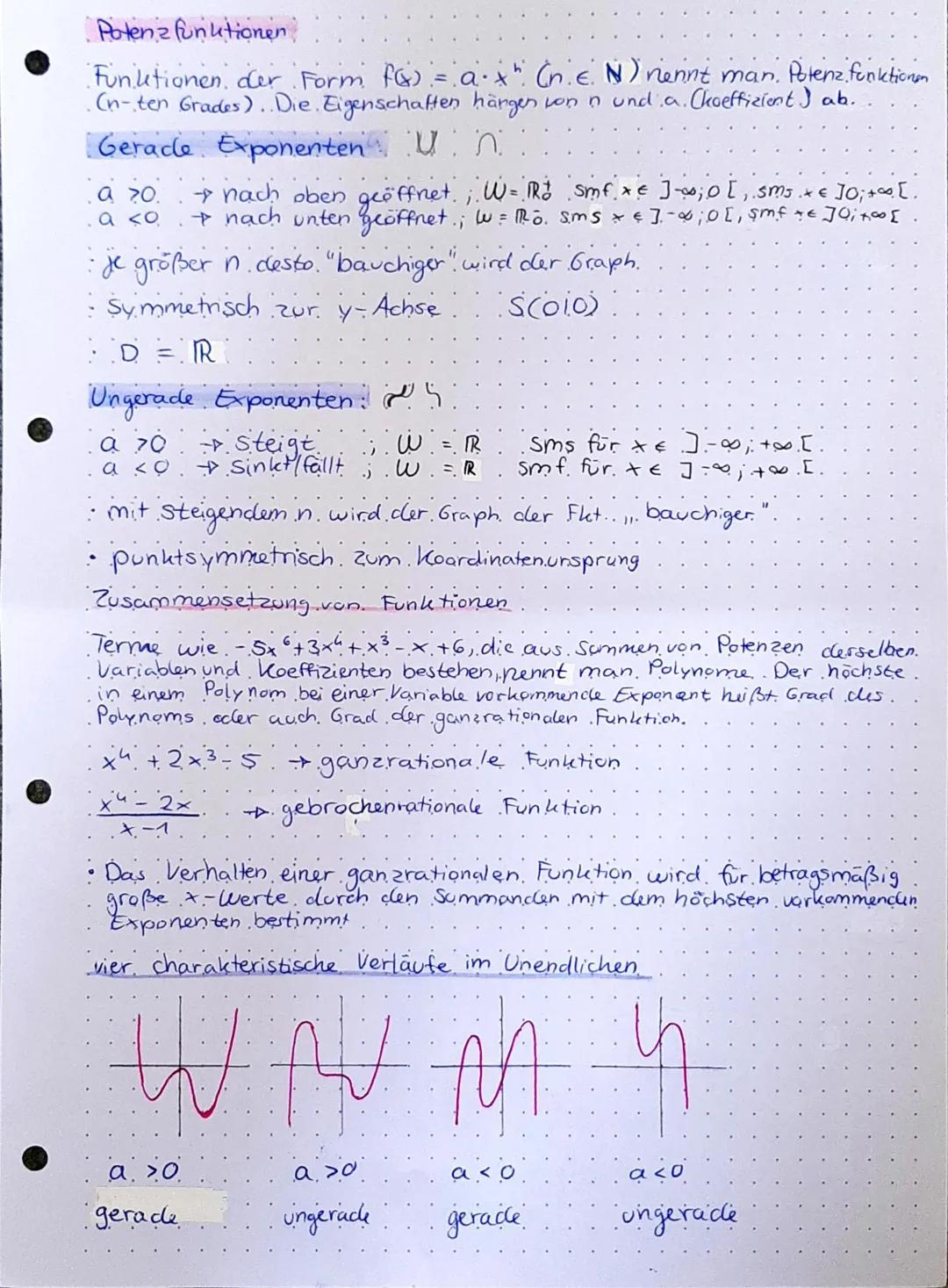 Kurven diskussion
1. Symmetrie
- zur y-Achse
f(x) = f(x)
: zum Ursprung f(x) = -f(x)
2. Schnitt punkte mit den Achsen
- X-Achse f(xo) = .0..