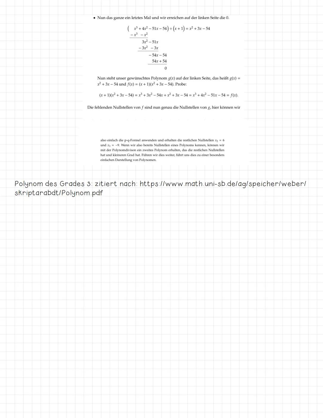 Canzrationale Funktionen
Benötigtes Vorwissen: Potenzfunktionen vom Grad n (dazu habe ich auch ein
Know erstellt :))
Der Funktionsterm einer