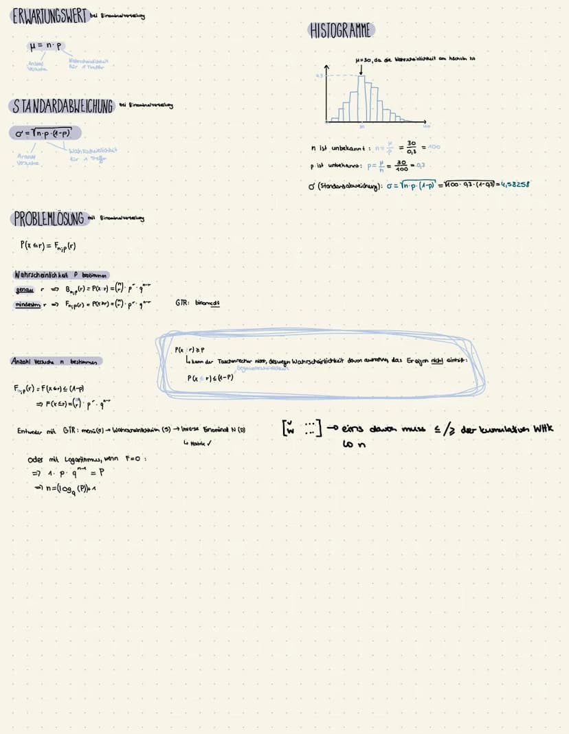 PFADREGELN beim Baumdiagramm
Wahrscheinlichkeit für Pfad
P(BO) = P₁ P=... pn in diesem Fall!
Wahrscheinlichkeit für Ereignis
P ( X = 2) = P.