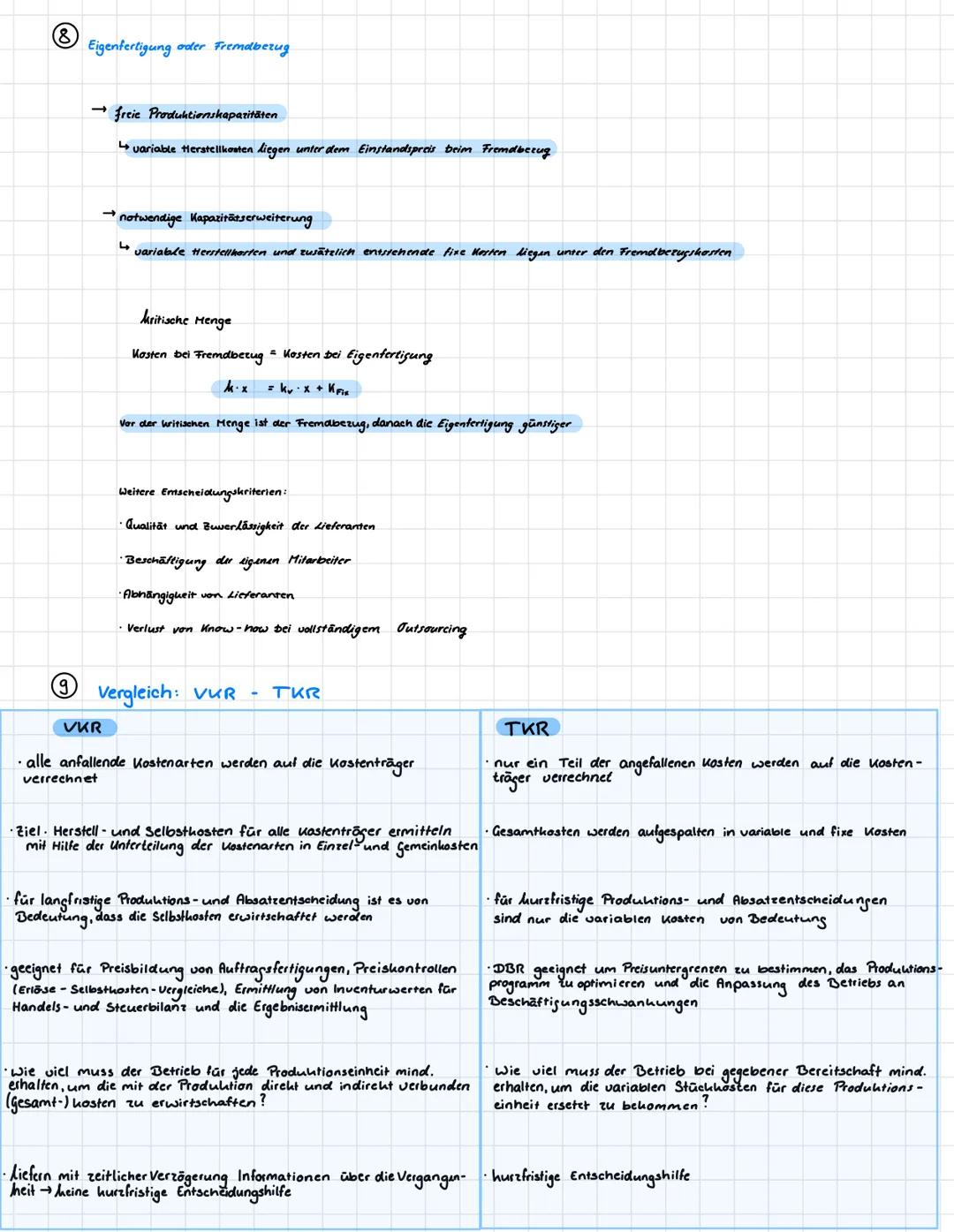 # Teilkostenrechnung

*   TKR ist ein Verfahren der Kostenrechnung

*   es gibt eine Aufgliederung der Kosten in fixe und variable Kosten

*