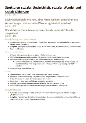 Know Strukturen sozialer Ungleichheit, sozialer Wandel und Soziale Sicherung thumbnail