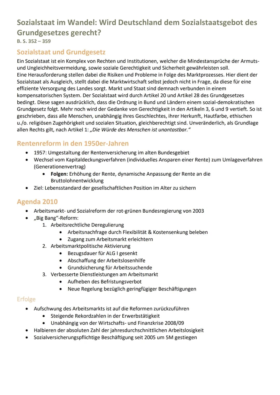 Strukturen sozialer Ungleichheit, sozialer Wandel und
soziale Sicherung
B. S. 284-409
Mehr individuelle Freiheit, aber mehr Risiken: Wie sol