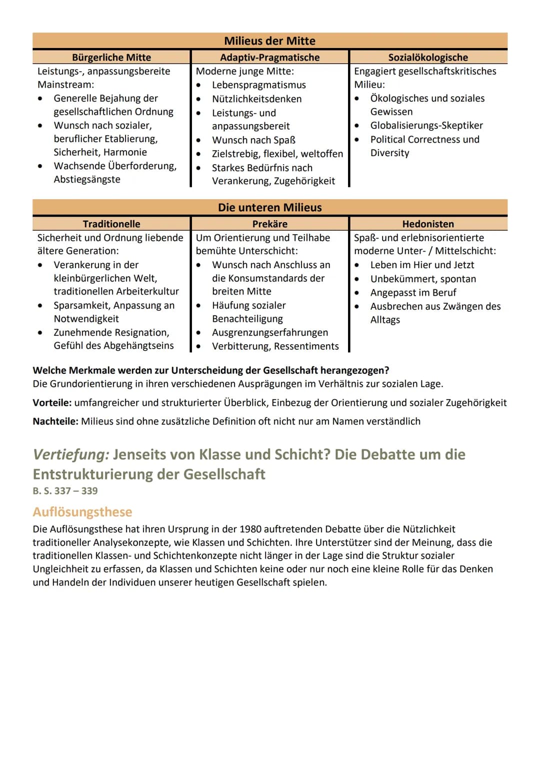 Strukturen sozialer Ungleichheit, sozialer Wandel und
soziale Sicherung
B. S. 284-409
Mehr individuelle Freiheit, aber mehr Risiken: Wie sol