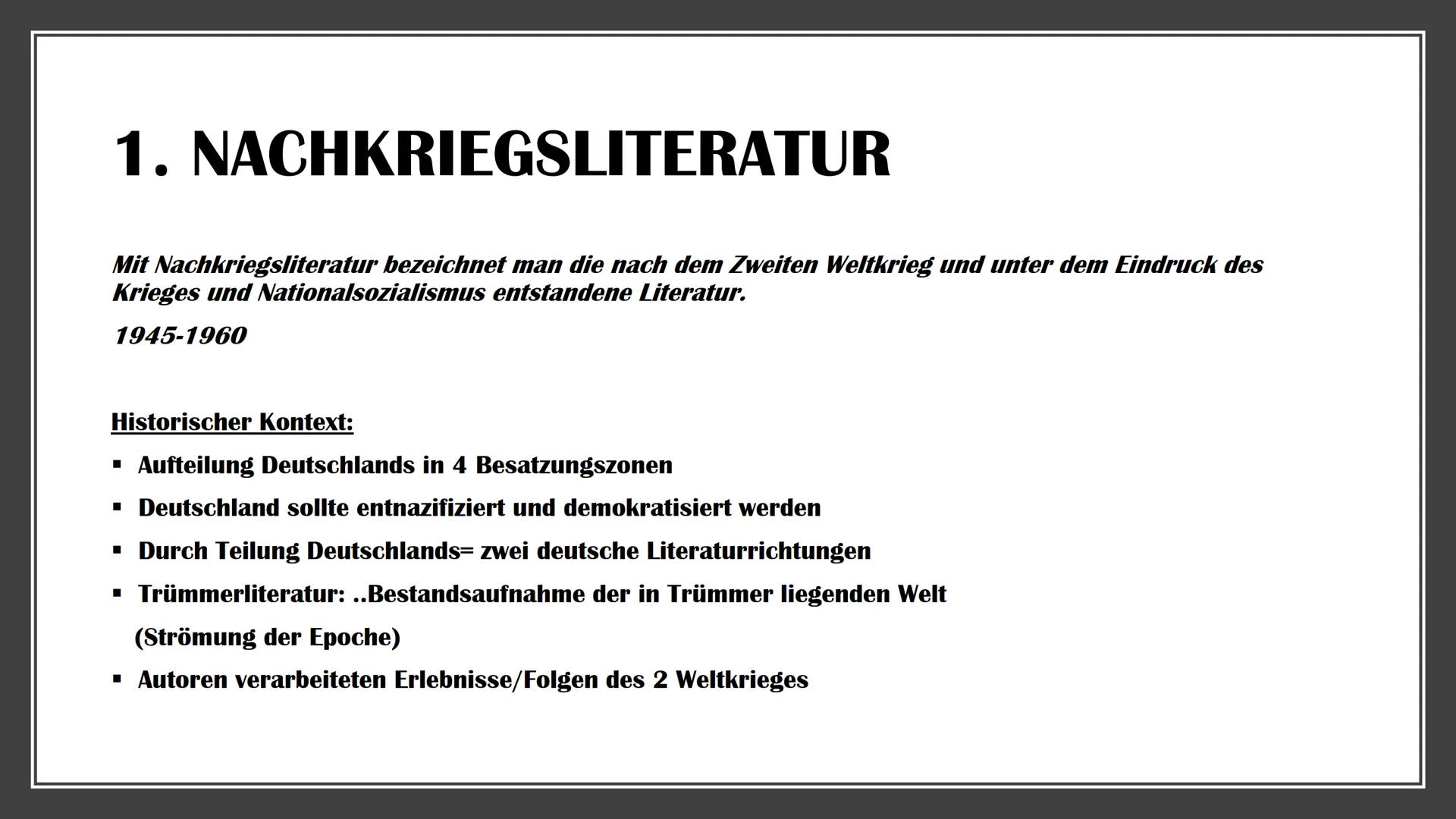 Bonn
Bundesrepublik
Deutschland
Ost-Berlin
Deutsche
Demokratische
Republik
EPOCHENÜBERBLICK
Präsentation von Zaerah Ansir Butt, Lea Diesner 