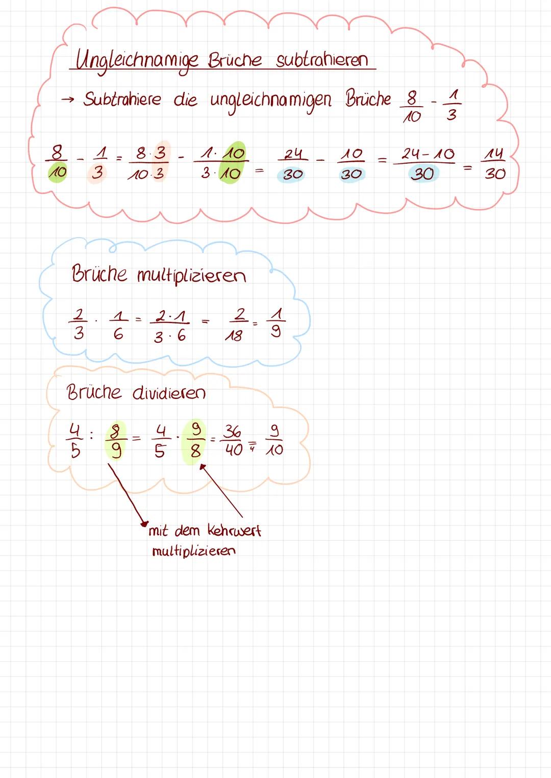 MIN 3/00
1/2
M/J
1
4
6
g
2
3
Brüche kürzen
→ Kürze den Bruch
6:3
9:3
3
Bruchrechnung
und 7 → Gleichnamige
8
Brüche
Zähler
Nenner
und
w/N
2
+