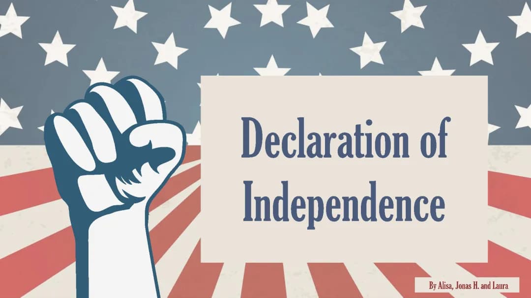Declaration of Independence 