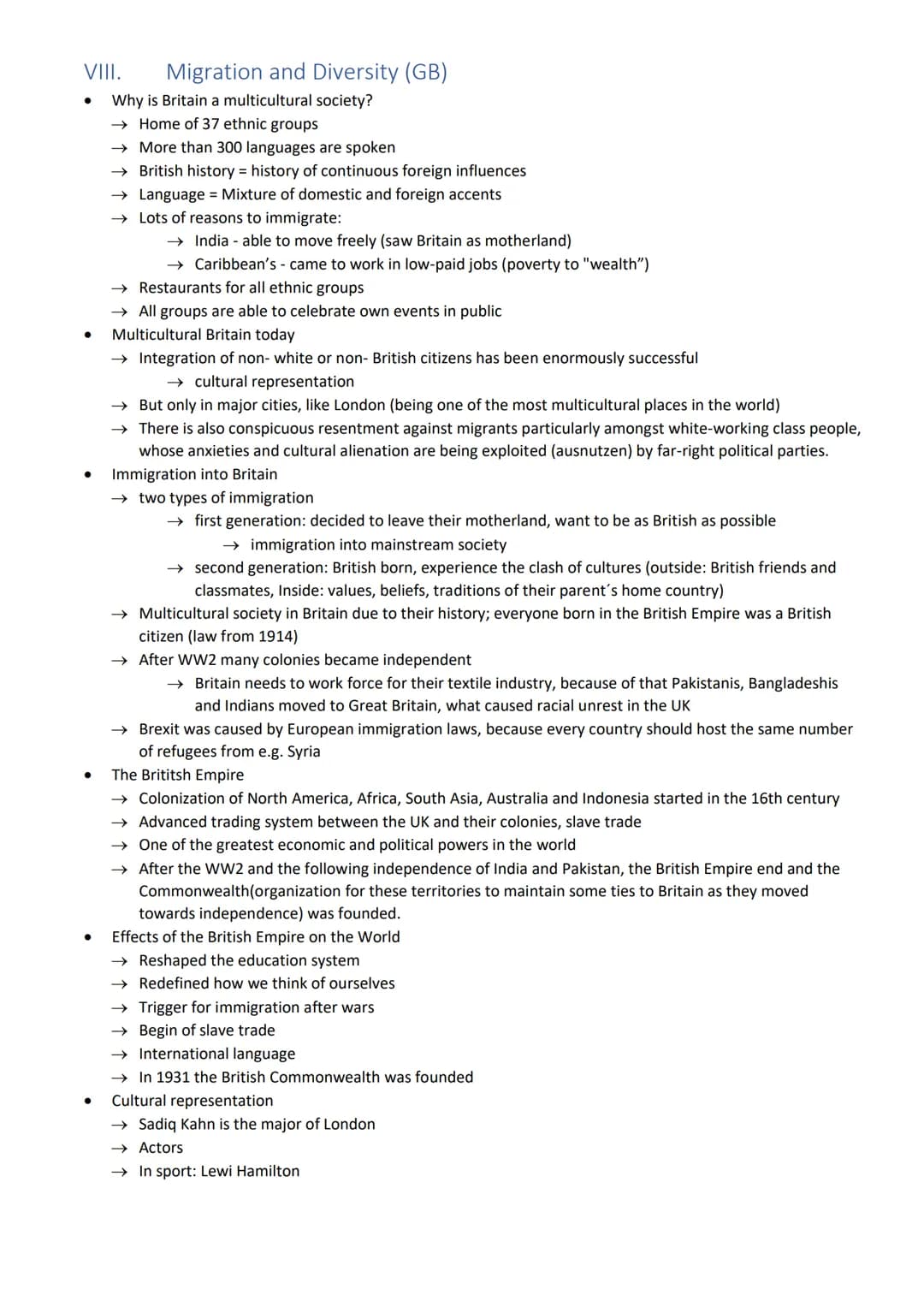 Englisch Kommunikationsprüfung
I. Usefull Phrases
Phrases for the Monologue
● getting started:
→ My task is to...
→ I would like to telll yo