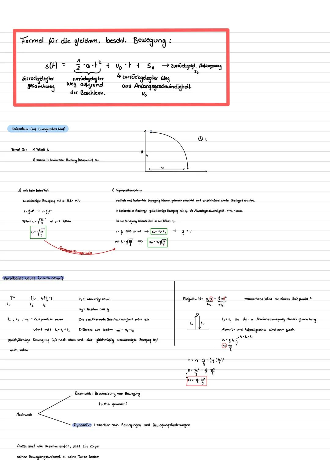 Kinematik:
Berechnung der Geschwindigkeit:
Geschwindigkeitsmessung:
Formelzeichen S
Einheit
Y
AS₂²
graphische Darstellung
wegs (!)
Weg
keine