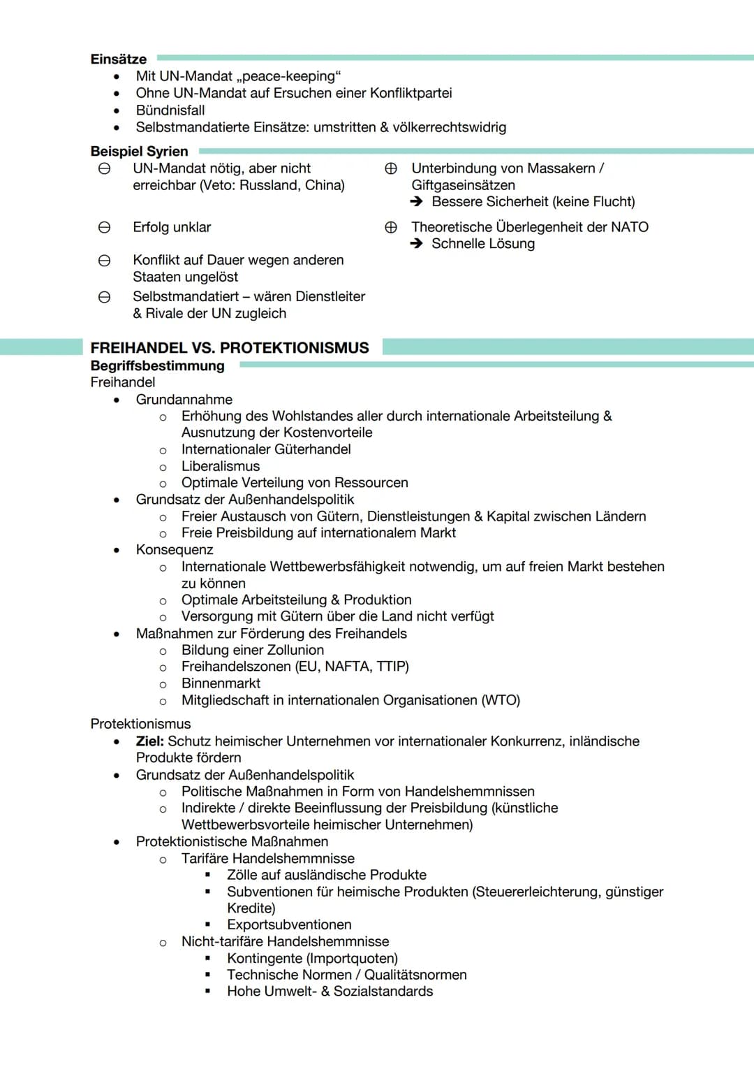 KONFLIKTARTEN
Krieg
Definition
●
●
●
Abgrenzung ,,bewaffneter Konflikt"
gewaltsame Auseinandersetzung, bei denen die Kriterien der Kriegsdef