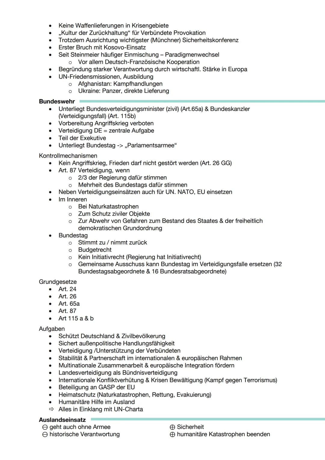 KONFLIKTARTEN
Krieg
Definition
●
●
●
Abgrenzung ,,bewaffneter Konflikt"
gewaltsame Auseinandersetzung, bei denen die Kriterien der Kriegsdef