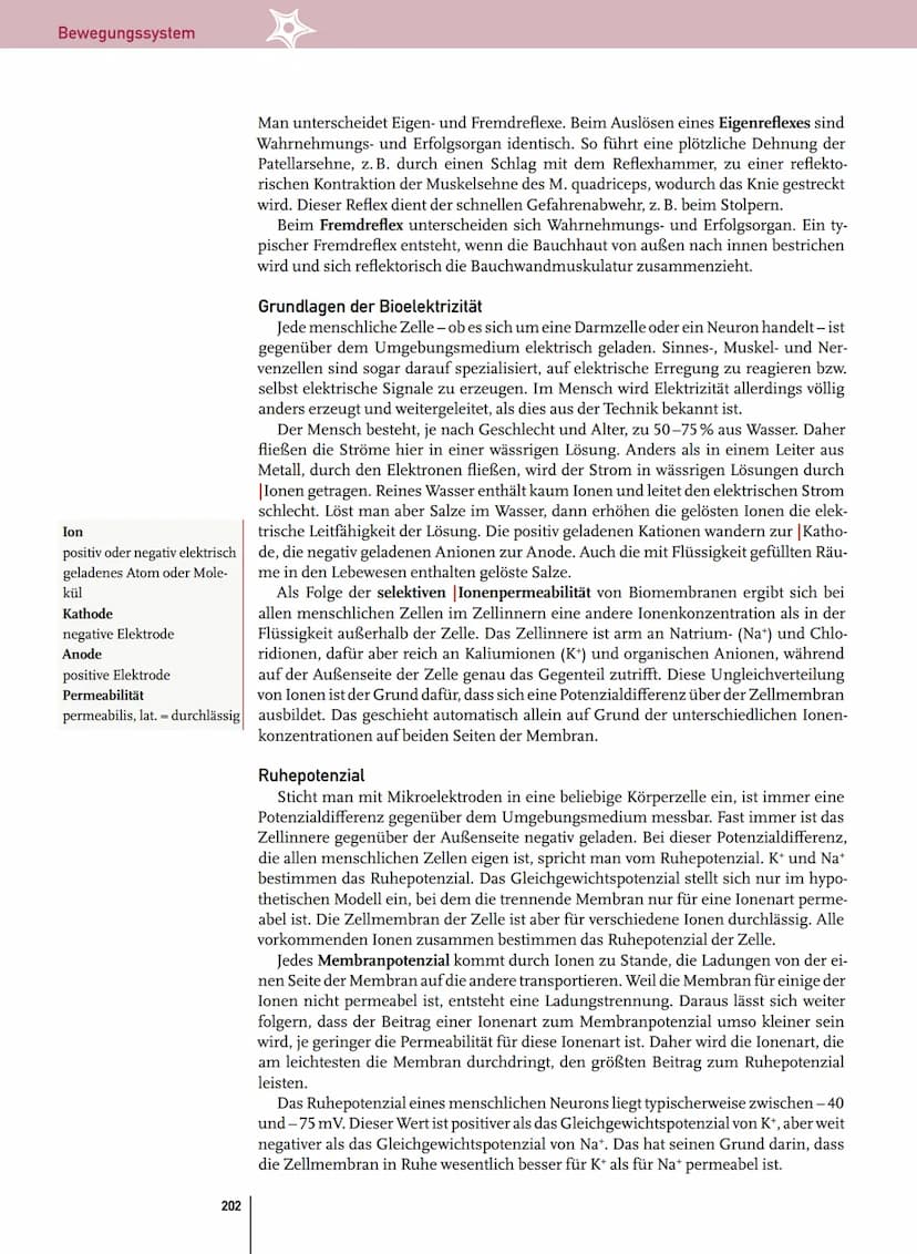 - Reflex
- automatische, relativ stereotyp ablaufende Bewegung, die durch einen Reiz hervorgerufen wird
Bedingter Reflex:
- Reflex, bei dem 