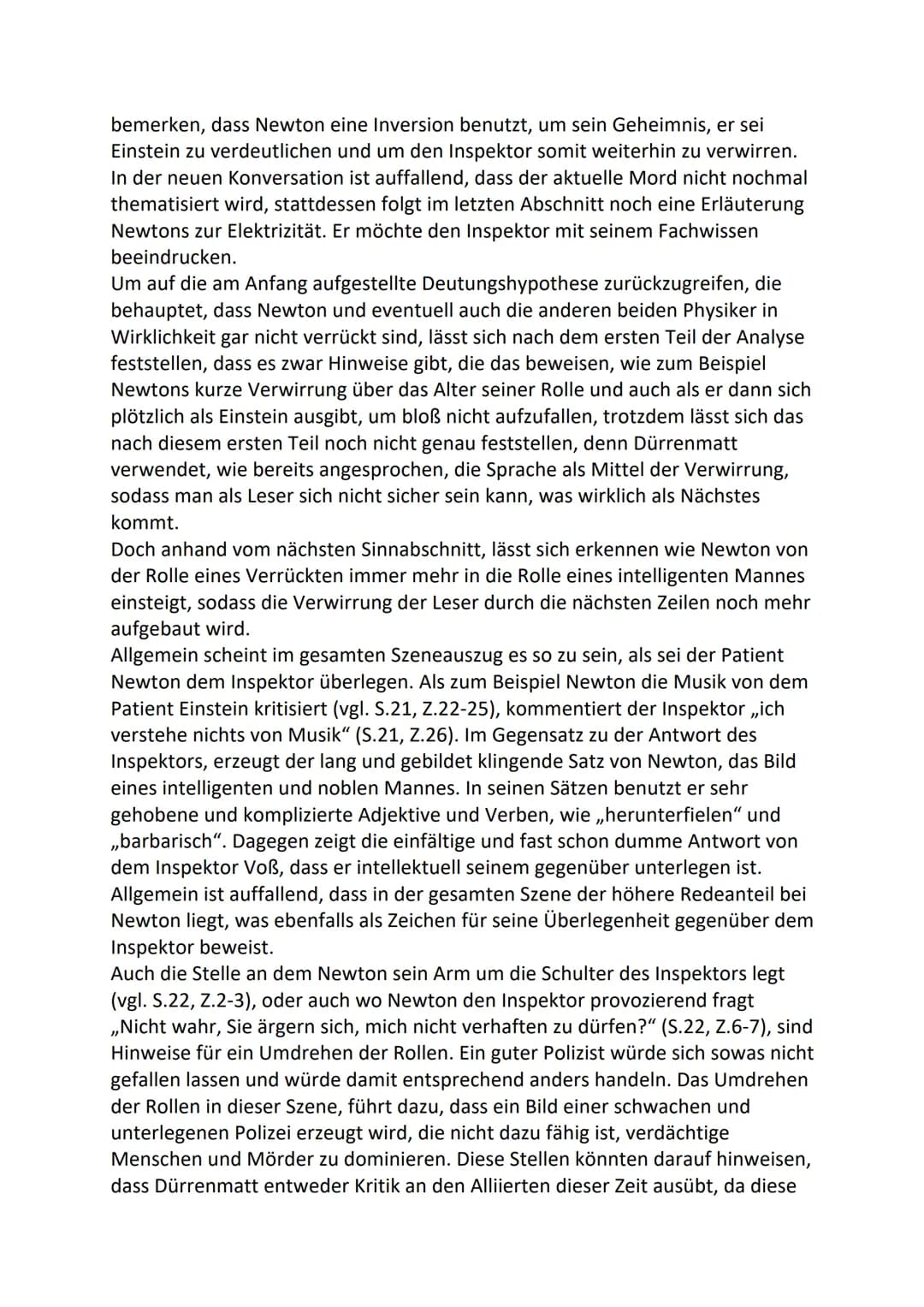 Dramenszenenanalyse (S.19, Z.20-S.23, Z.16)
Der vorliegende Abschnitt ist ein Auszug aus der zweiten Szene des ersten
Aktes der Komödie ,,di