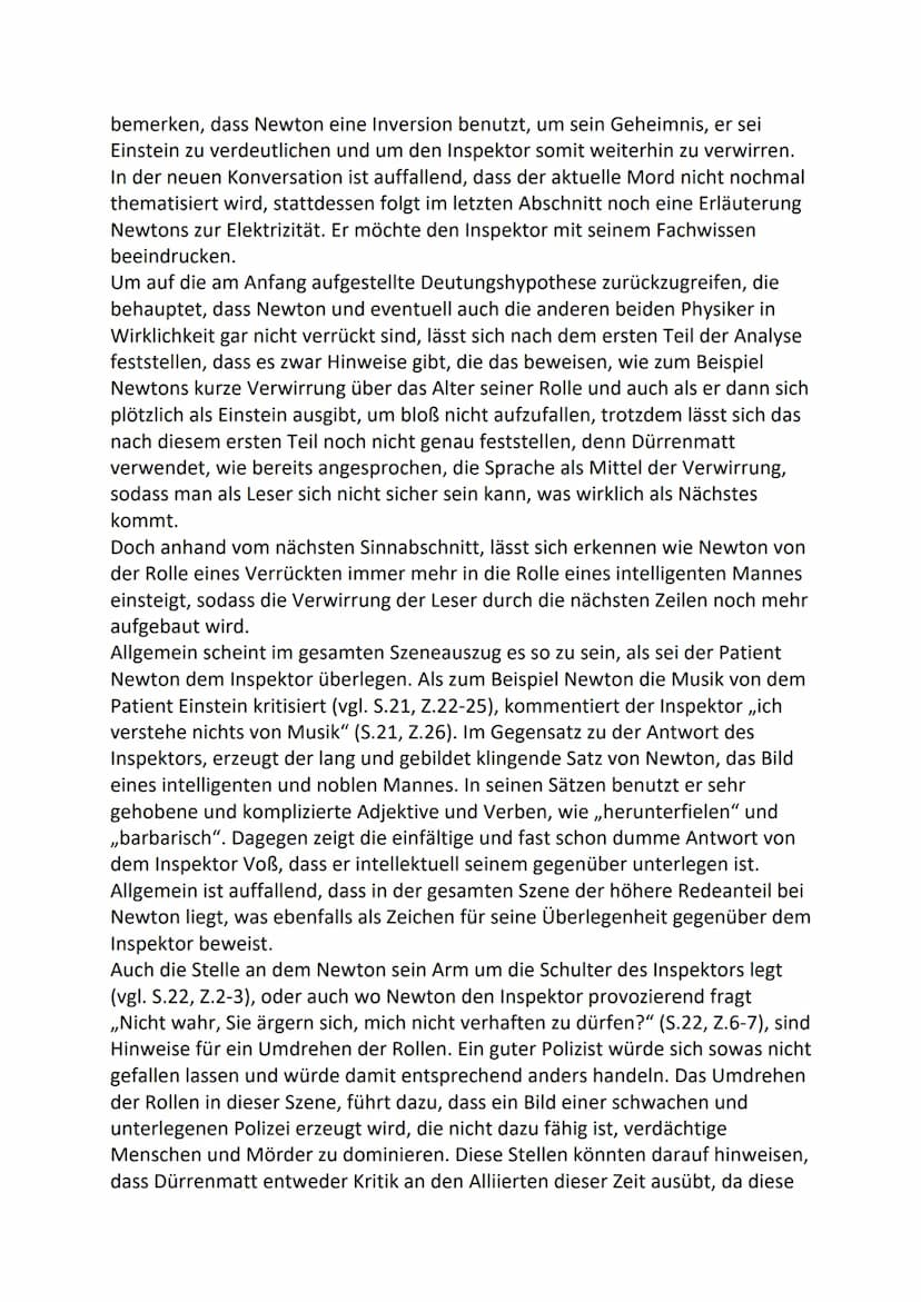 Dramenszenenanalyse (S.19, Z.20-S.23, Z.16)
Der vorliegende Abschnitt ist ein Auszug aus der zweiten Szene des ersten
Aktes der Komödie ,,di