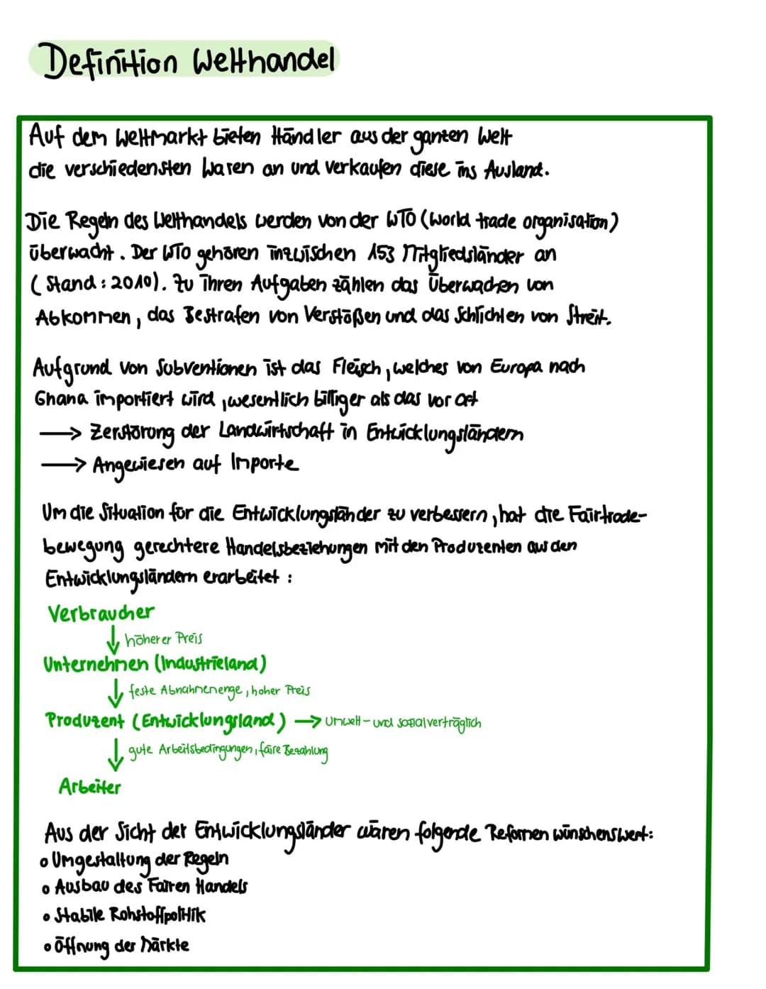 Definition Welthandel
Auf dem Weltmarkt bieten Händler aus der ganzen Welt
die verschiedensten waren an und verkaufen diese ins Ausland.
Die