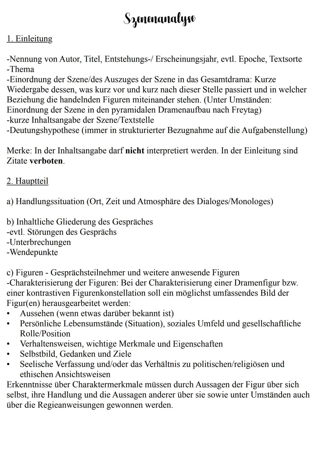 How to Szenenanalyse (Faust)