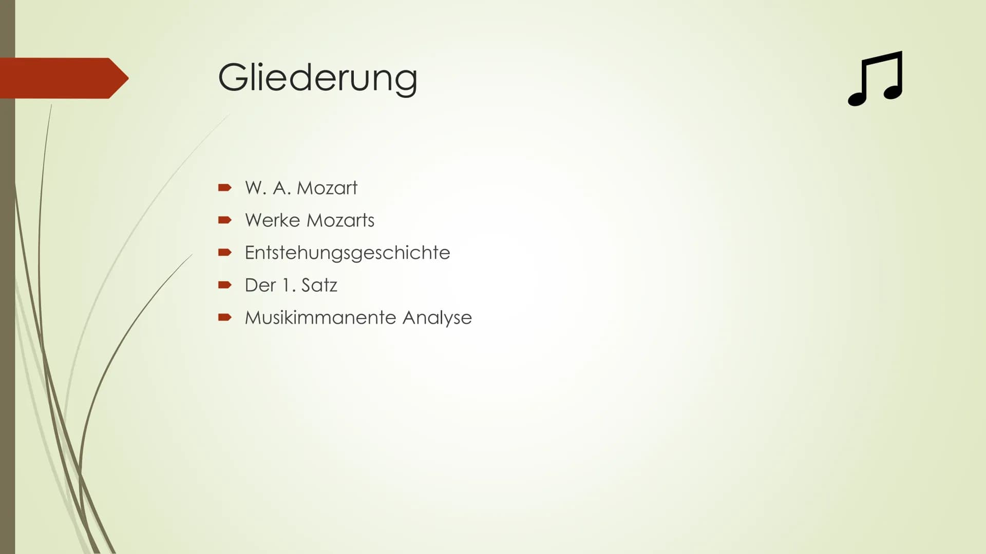 ឯ
Sinfonie: W. A. Mozart Sinfonie Nr. 41 in
C-Dur (KV 551) ,,Jupiter", 1. Satz
Andreas Kusian 10b Gliederung
► W. A. Mozart
► Werke Mozarts
