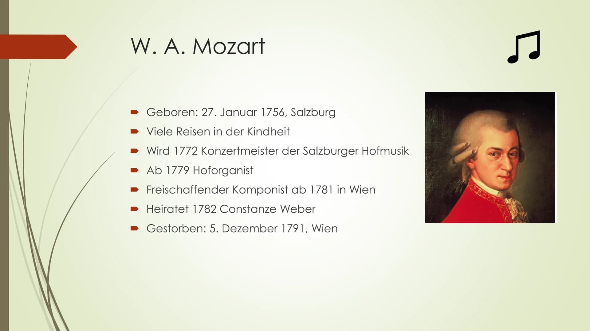 ឯ
Sinfonie: W. A. Mozart Sinfonie Nr. 41 in
C-Dur (KV 551) ,,Jupiter", 1. Satz
Andreas Kusian 10b Gliederung
► W. A. Mozart
► Werke Mozarts
