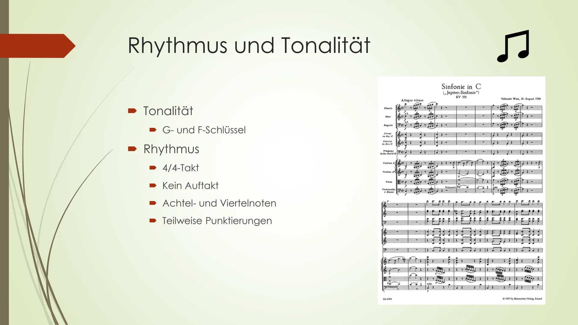 ឯ
Sinfonie: W. A. Mozart Sinfonie Nr. 41 in
C-Dur (KV 551) ,,Jupiter", 1. Satz
Andreas Kusian 10b Gliederung
► W. A. Mozart
► Werke Mozarts
