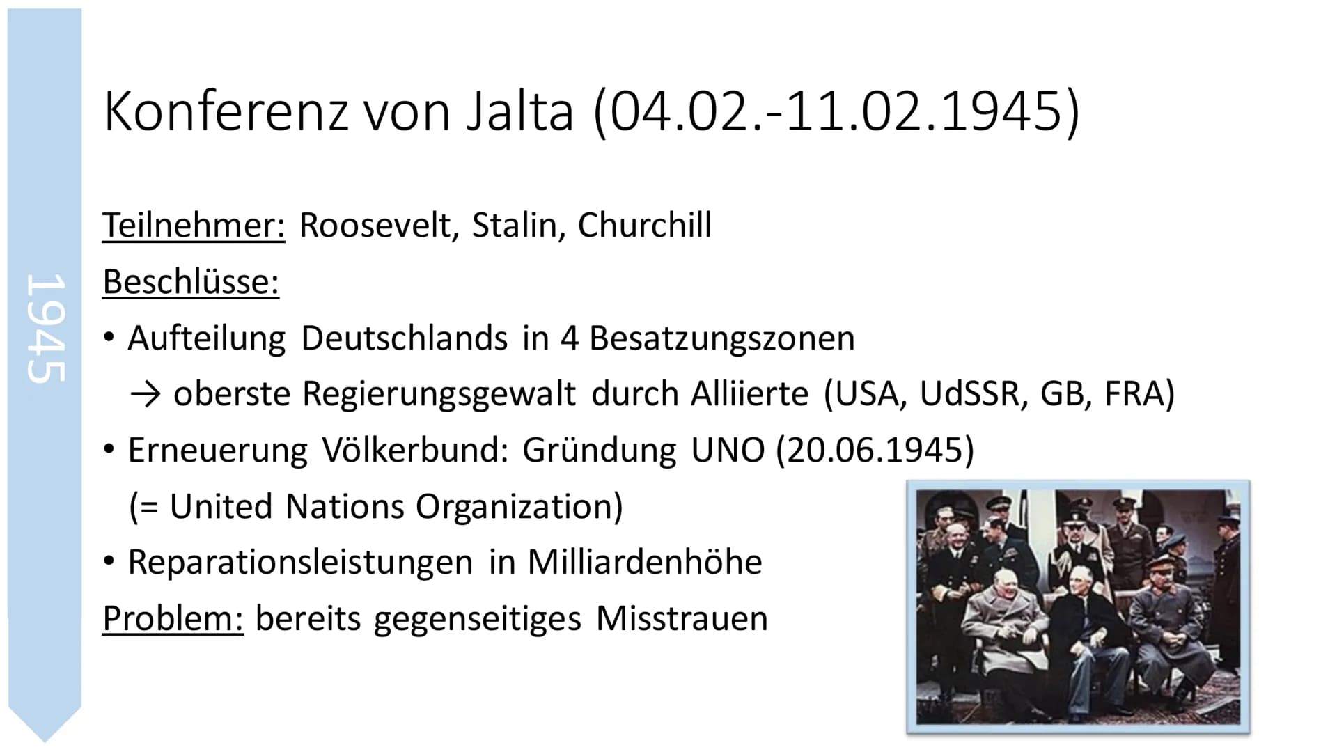 ,,Von Stettin an der Ostsee bis Triest an
der Adria ist ein eiserner Vorhang über
den Kontinent heruntergegangen."
- Winston Churchill - Der