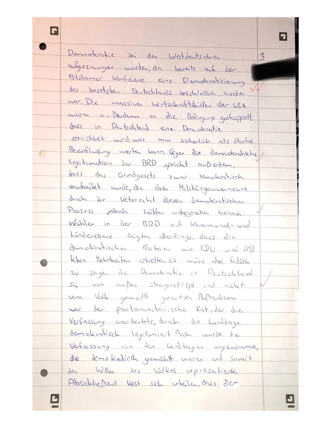 1. Analysieren Sie die Karikatur.
19. Oktober 1949
So muß er ja gedeihen!"
2. Positionieren Sie sich zu der Frage, ob der Gründungsprozess d