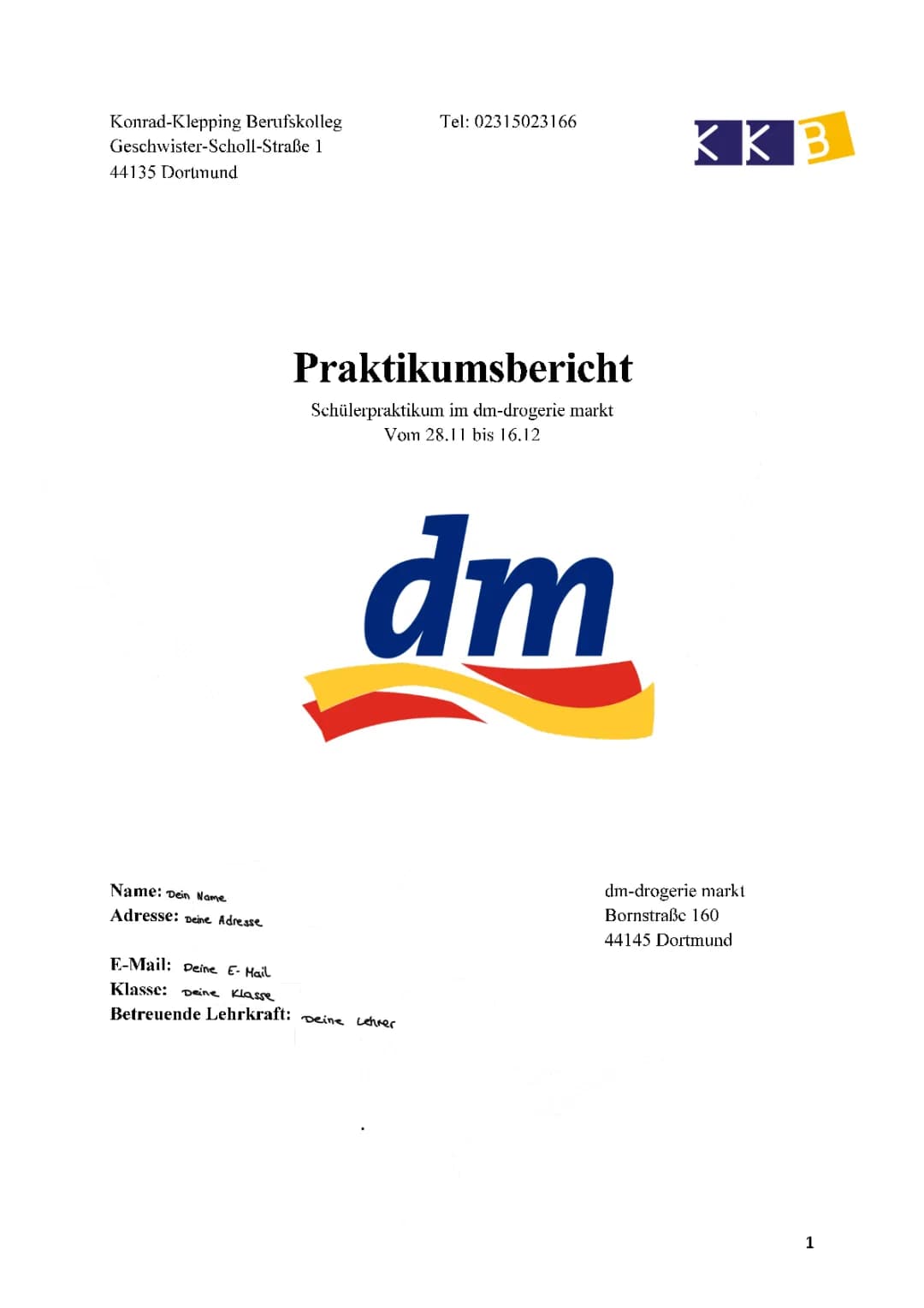 Alles über das Schülerpraktikum bei dm: Bewerbung, Aufgaben und Erfahrungen