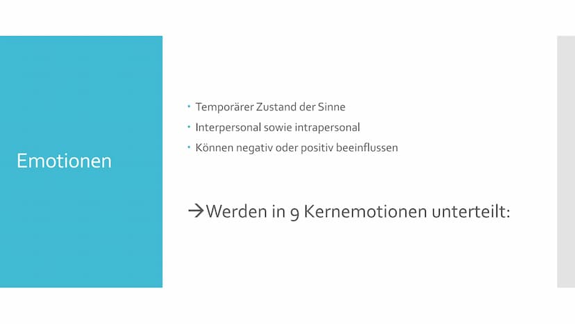 Emotionale Intelligenz
Was nützt ein hoher IQ, wenn man ein emotionaler Trottel ist? 1.
2.
Emotionen
Geschichte der emotionalen Intelligenz
