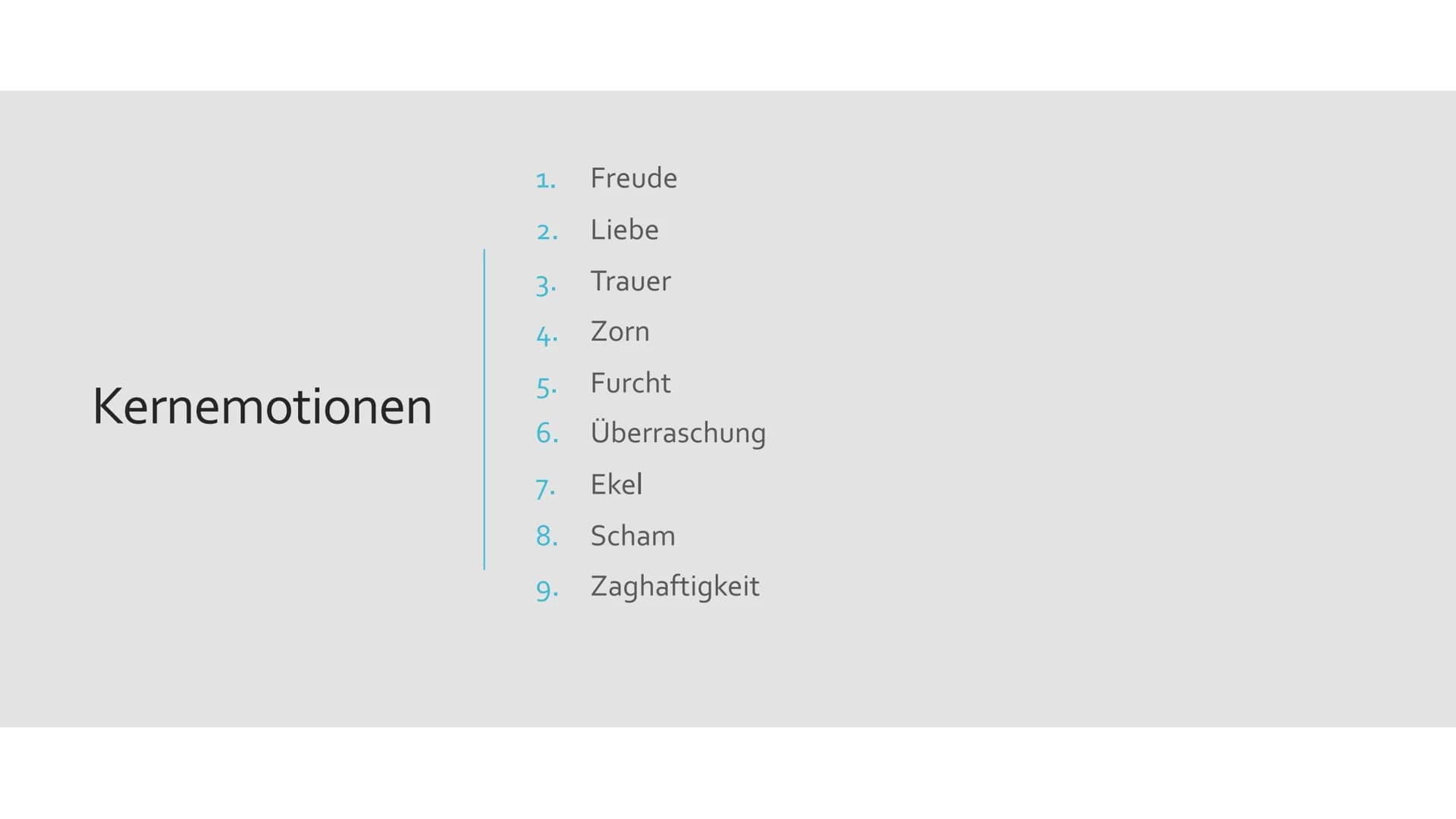 Emotionale Intelligenz
Was nützt ein hoher IQ, wenn man ein emotionaler Trottel ist? 1.
2.
Emotionen
Geschichte der emotionalen Intelligenz
