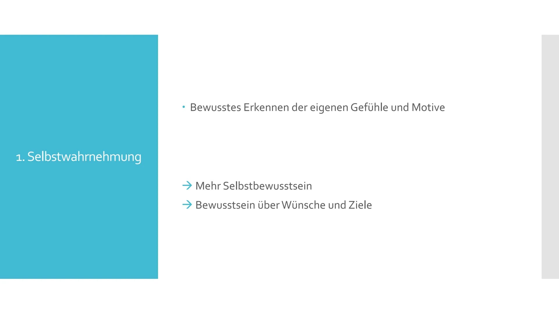 Emotionale Intelligenz
Was nützt ein hoher IQ, wenn man ein emotionaler Trottel ist? 1.
2.
Emotionen
Geschichte der emotionalen Intelligenz
