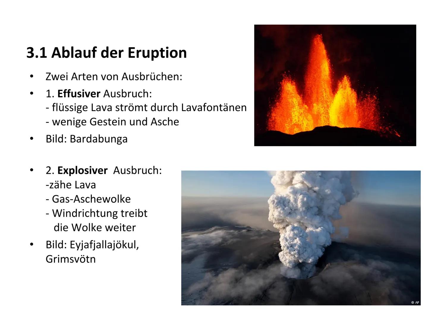 Ausbruch 2011, Grimsvötn, Island Gliederung
1.1 Vulkanaufbau
ges
1.2 Vulkan Aktivität
Ausbrüche: im Durchschnitt auf der Welt alle 10 Jahre,