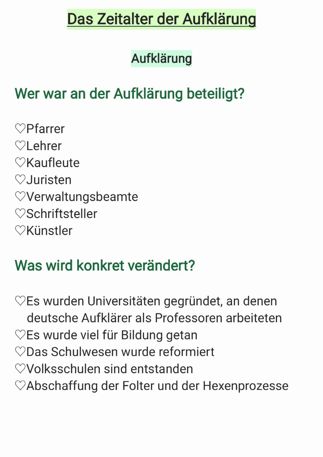 Aufklärung