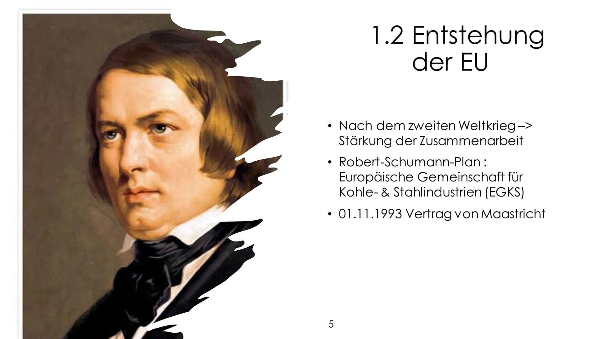 Inwiefern stellt die EU ein Erfolgskonzept dar? Gliederung
1. Die EU im Überblick
1.1 Was ist die EU?
1.2 Entstehung der EU
2. Europäische I