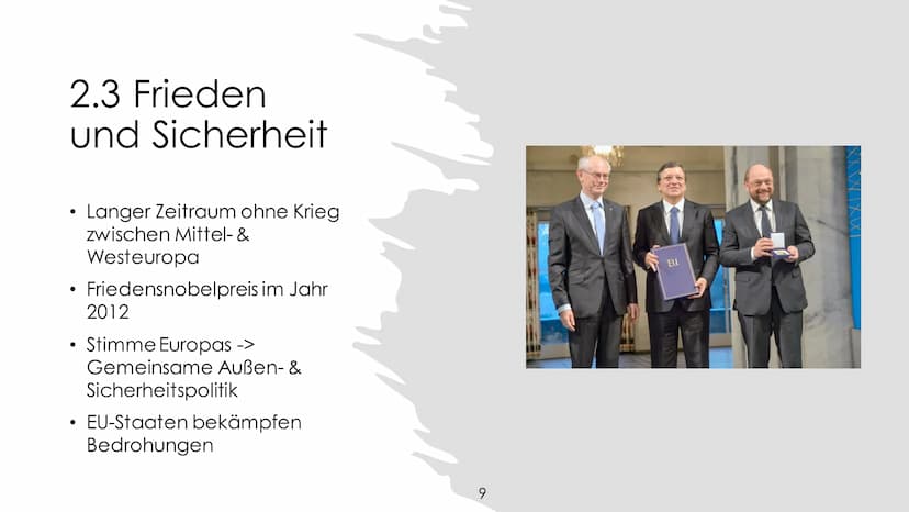 Inwiefern stellt die EU ein Erfolgskonzept dar? Gliederung
1. Die EU im Überblick
1.1 Was ist die EU?
1.2 Entstehung der EU
2. Europäische I