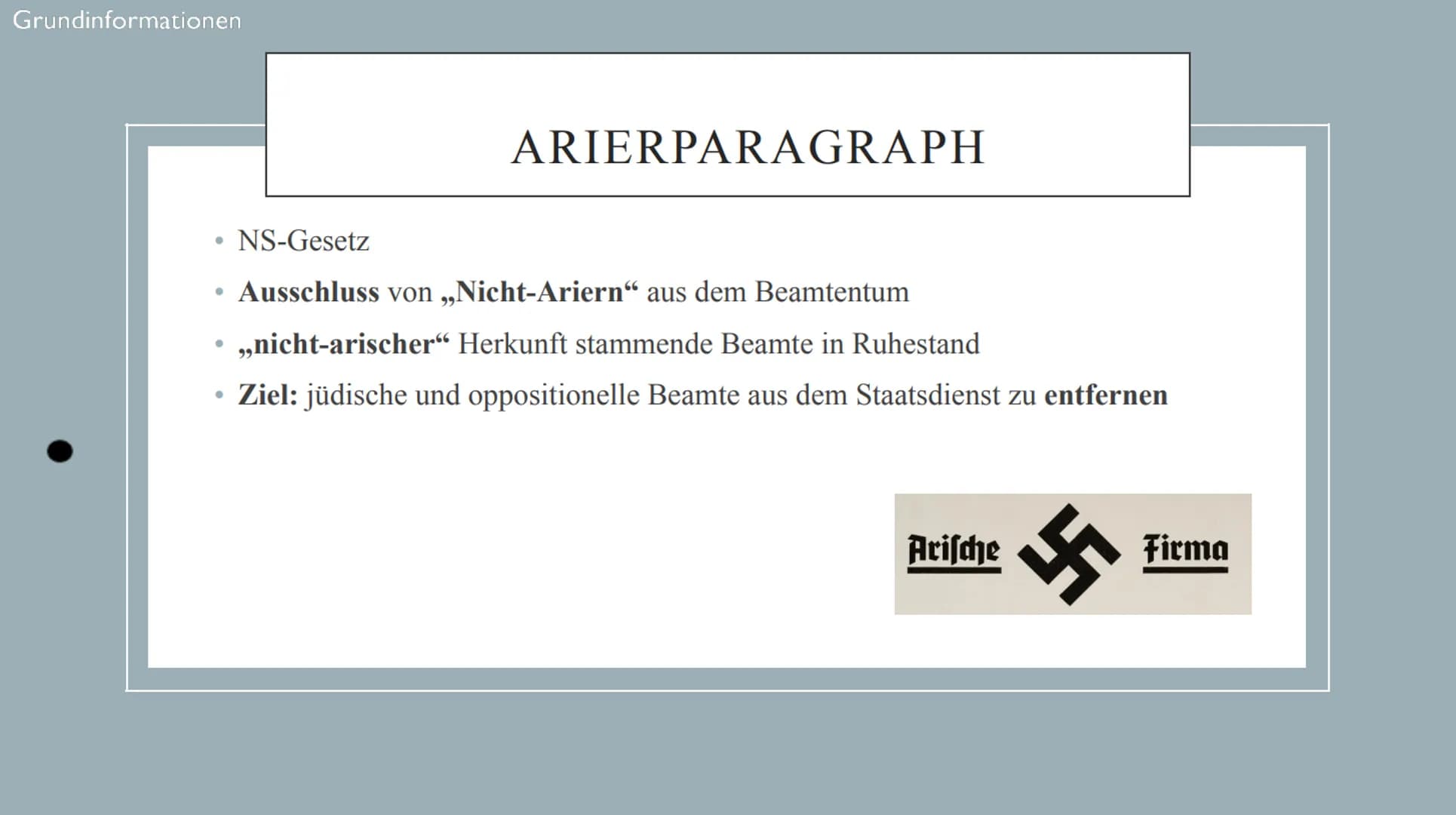 Kirche im dritten
Reich
Wurde die Kirche ihren Aufgaben gerecht? GLIEDERUN
Grundinformationen
Barmer theologische Erklärung
Verhältnis Kirch