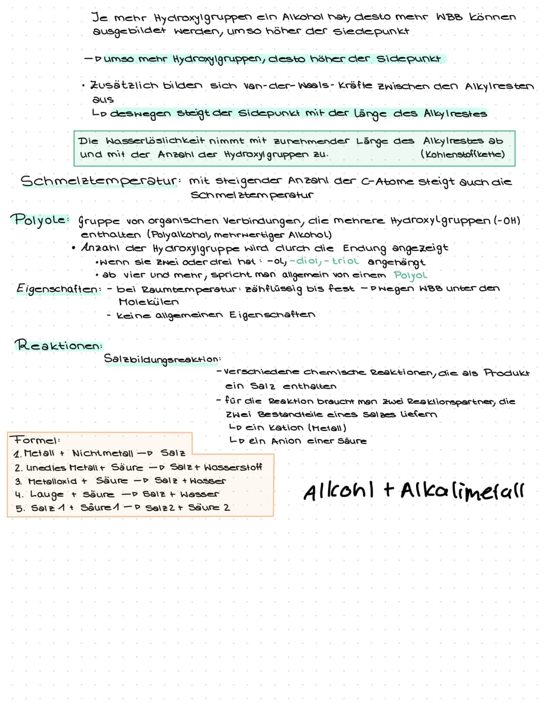 Chemieklausur Nr.2
Alkohole:
- Alkane mit Hydroxy gruppe (-OH Gruppe).
Einfache Alkohole:
- nur eine -OH gruppe.
2.B. Ethan
-¢-¢-
Sekundär n