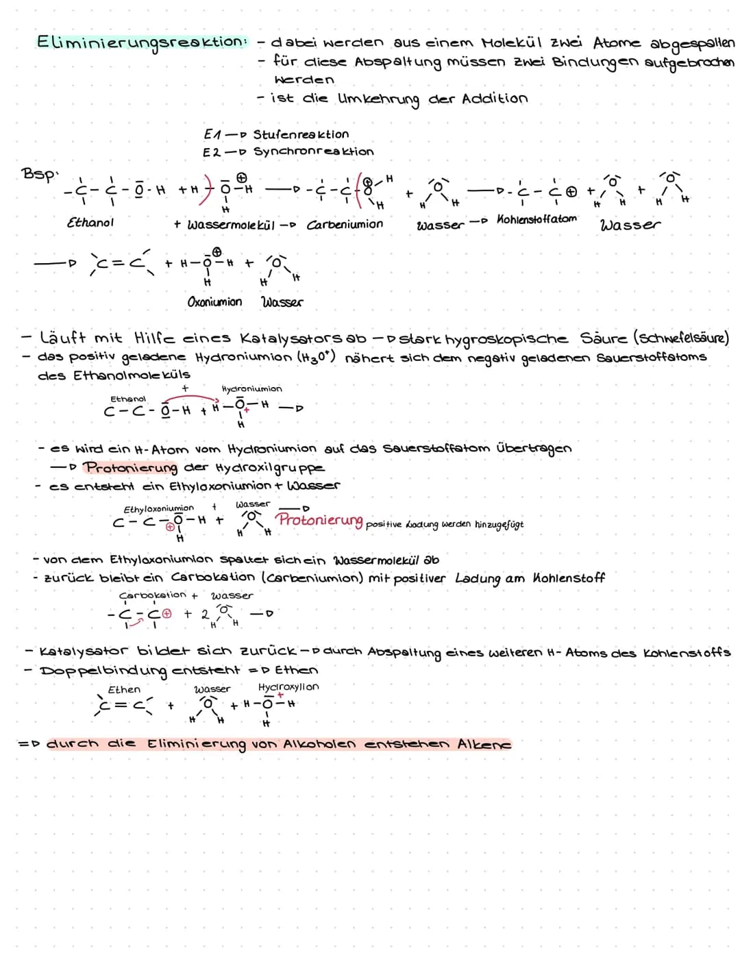 Chemieklausur Nr.2
Alkohole:
- Alkane mit Hydroxy gruppe (-OH Gruppe).
Einfache Alkohole:
- nur eine -OH gruppe.
2.B. Ethan
-¢-¢-
Sekundär n