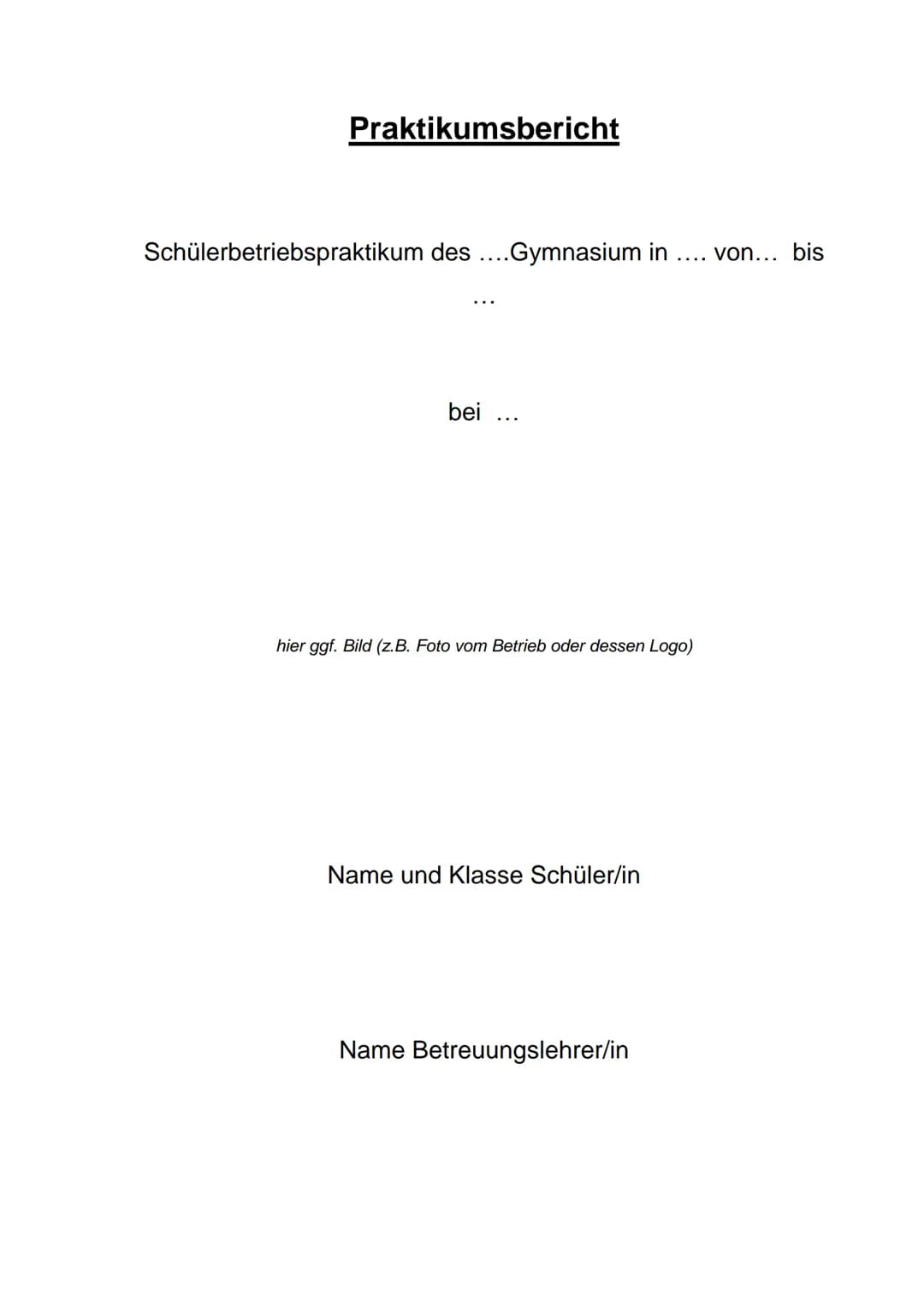 Inhaltsverzeichnis:
1. Praktikumssuche und Gründe für die Wahl des Praktikumsplatzes
2. Vorstellung des Unternehmens
3. Meine Situation als 