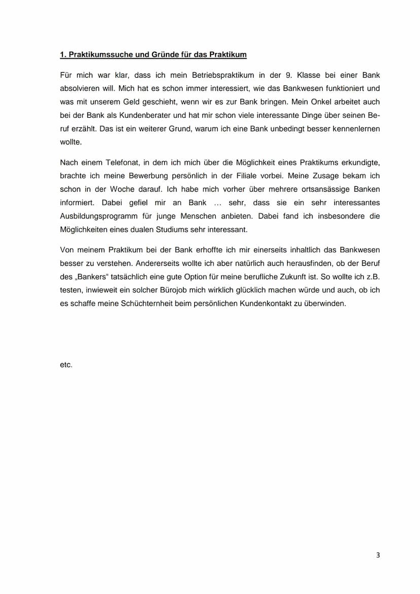 Inhaltsverzeichnis:
1. Praktikumssuche und Gründe für die Wahl des Praktikumsplatzes
2. Vorstellung des Unternehmens
3. Meine Situation als 