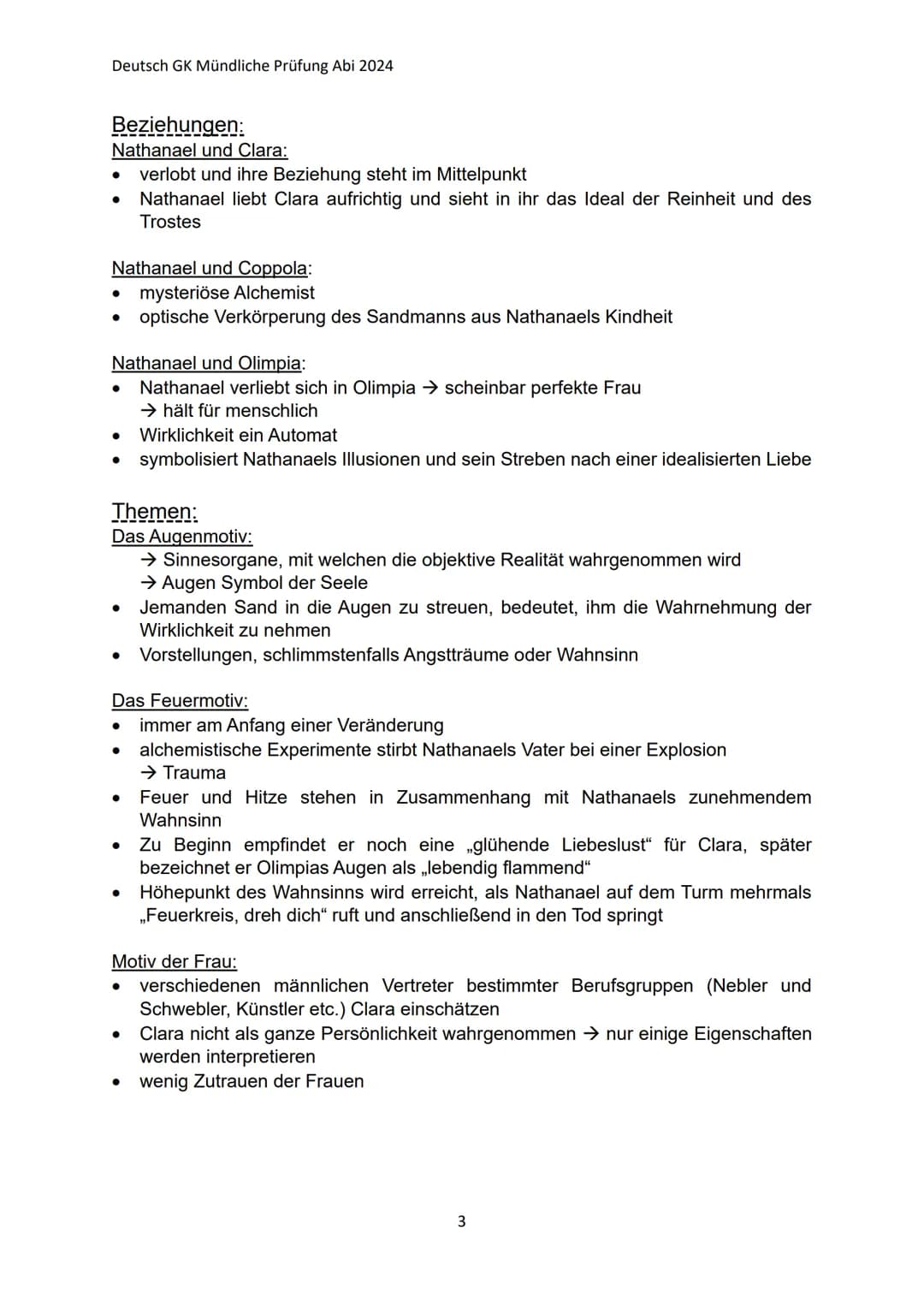 Deutsch GK Mündliche Prüfung Abi 2024
Q1.1- Lyrik der Romantik
→ Reaktion auf das Monopol der Vernunft gerichteten Philosophie der Aufklärun