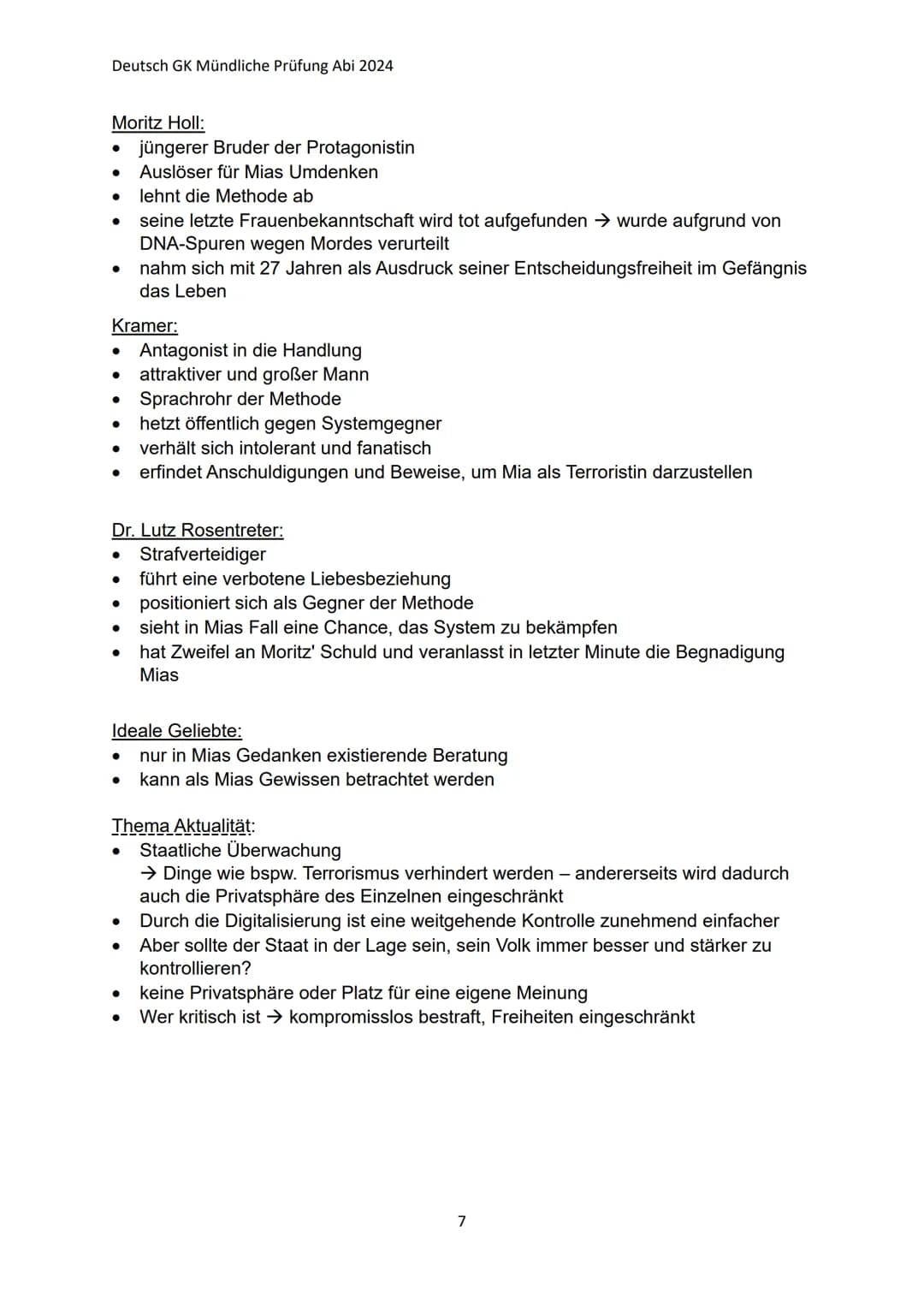 Deutsch GK Mündliche Prüfung Abi 2024
Q1.1- Lyrik der Romantik
→ Reaktion auf das Monopol der Vernunft gerichteten Philosophie der Aufklärun