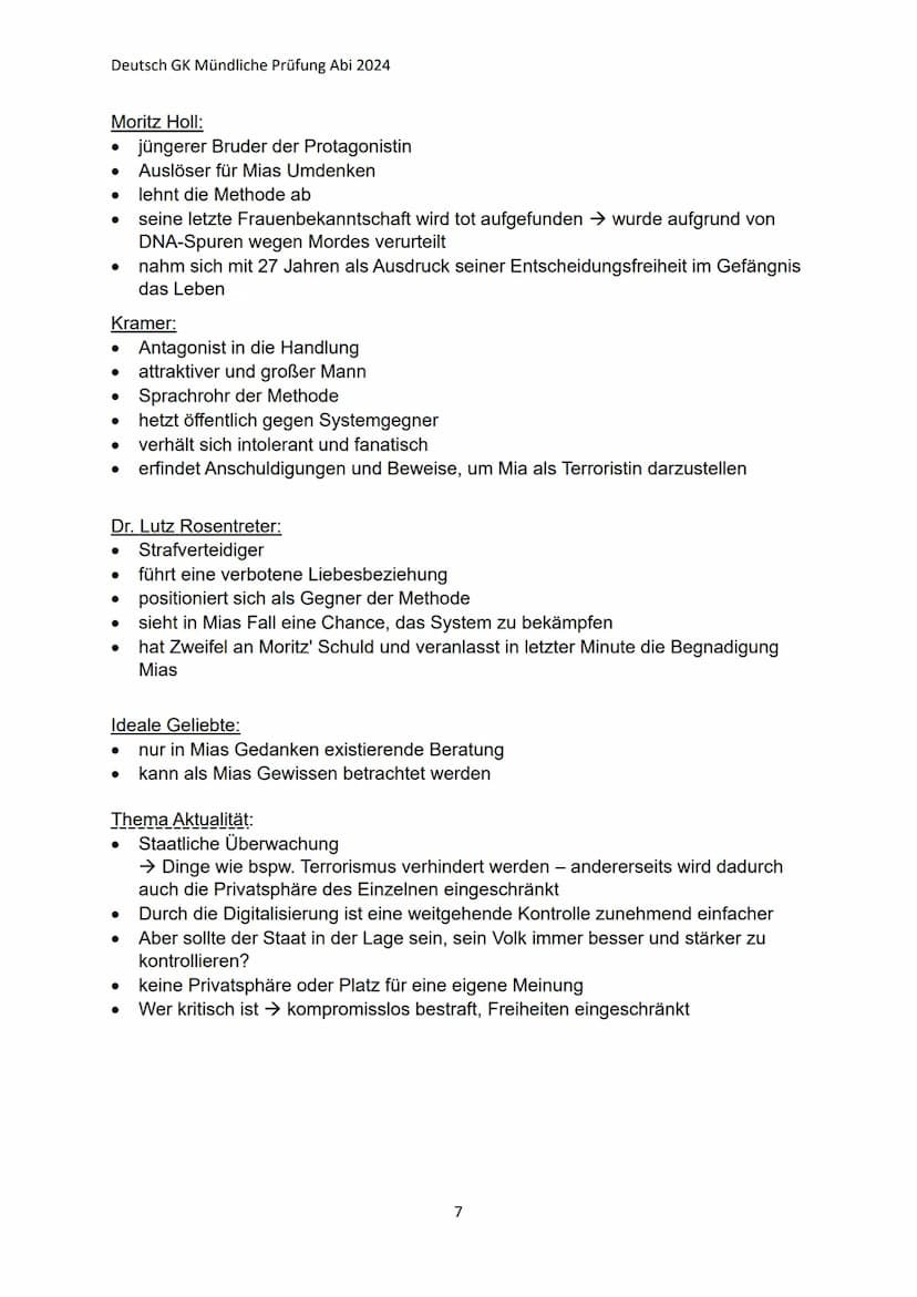 Deutsch GK Mündliche Prüfung Abi 2024
Q1.1- Lyrik der Romantik
→ Reaktion auf das Monopol der Vernunft gerichteten Philosophie der Aufklärun