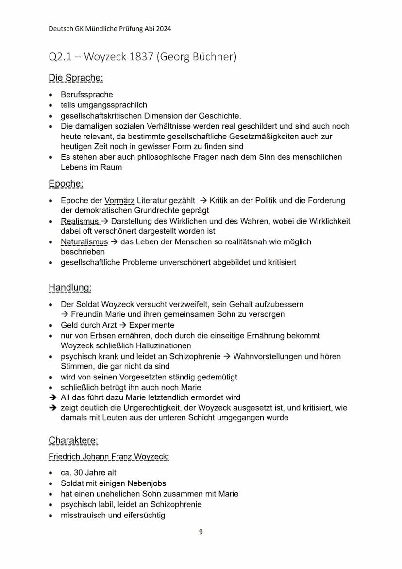 Deutsch GK Mündliche Prüfung Abi 2024
Q1.1- Lyrik der Romantik
→ Reaktion auf das Monopol der Vernunft gerichteten Philosophie der Aufklärun