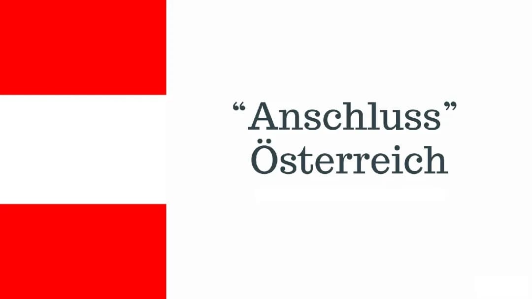 Anschluss Österreich an das deutsche Reich (1938)