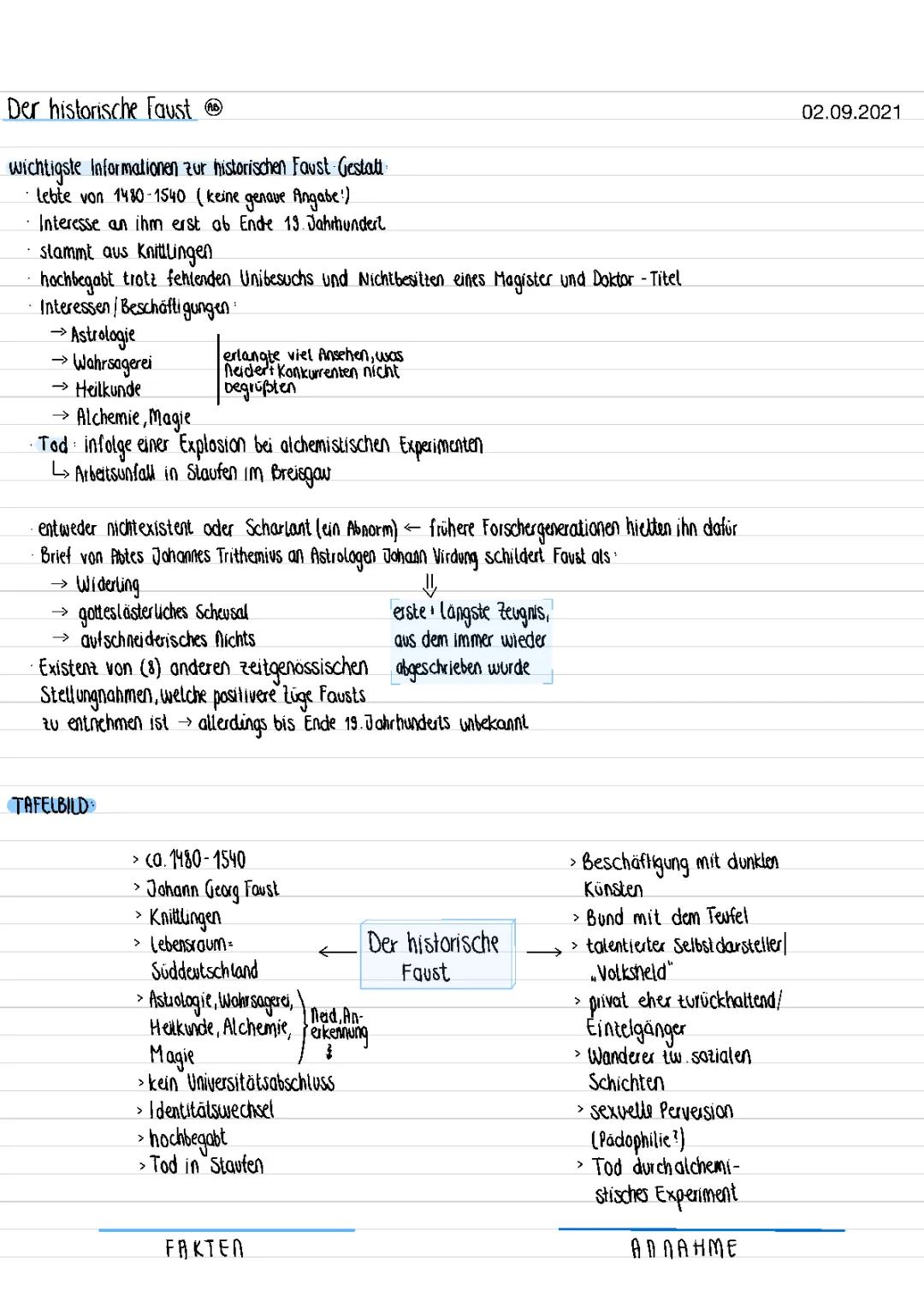 Historischer Faust