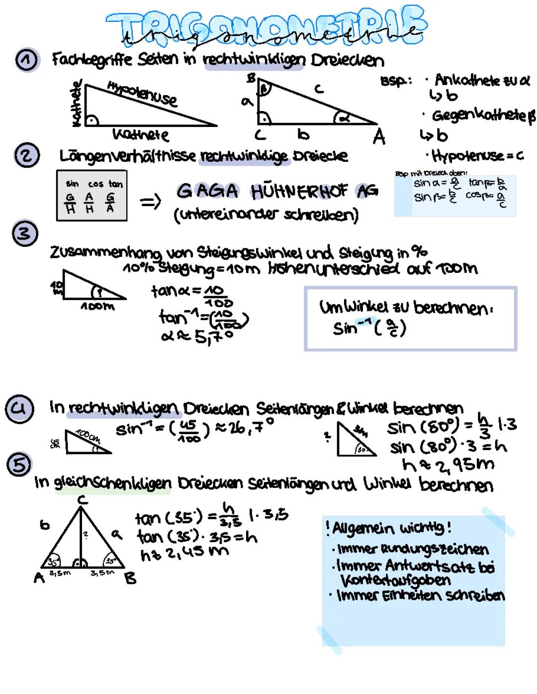 trigonometrie 